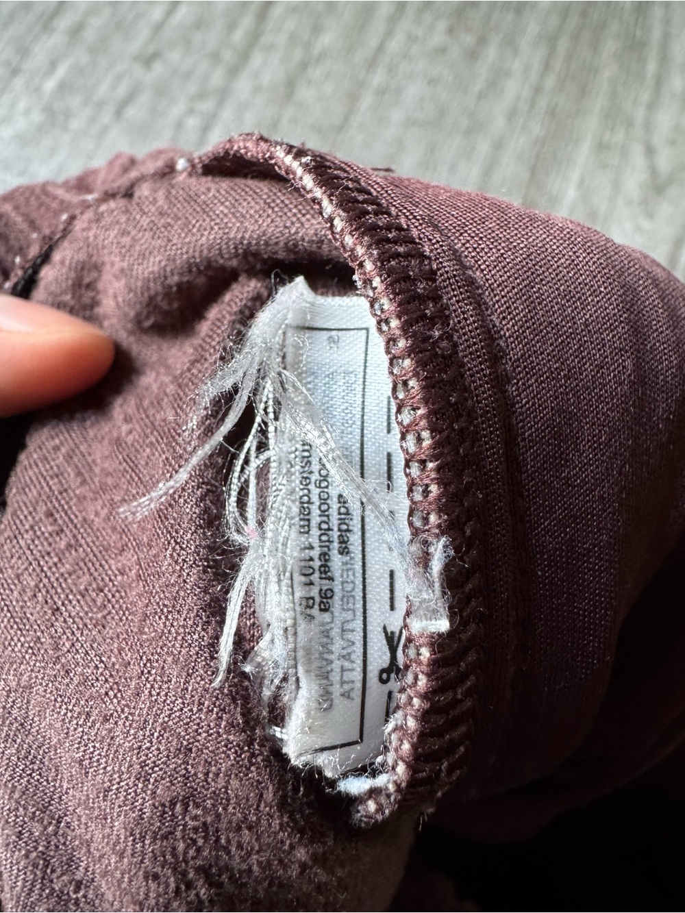 adidas Brown Corduroy Trefoil Pants sz S - Picture 7 of 8